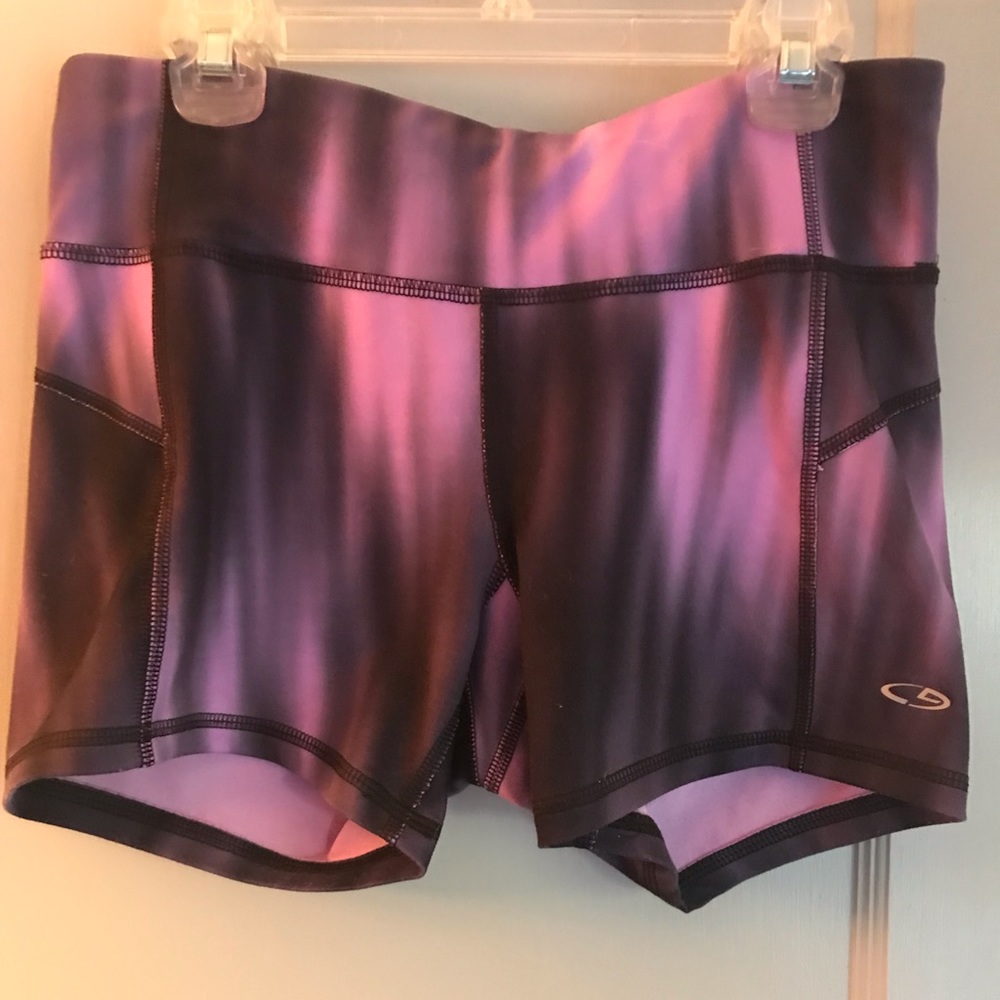 Compression workout shorts